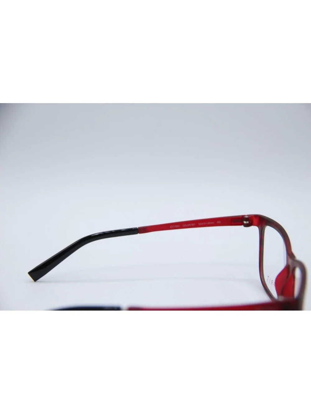 Esprit Et17531 Color-531 Red Black Authentic Eyeglasses 52-15-135